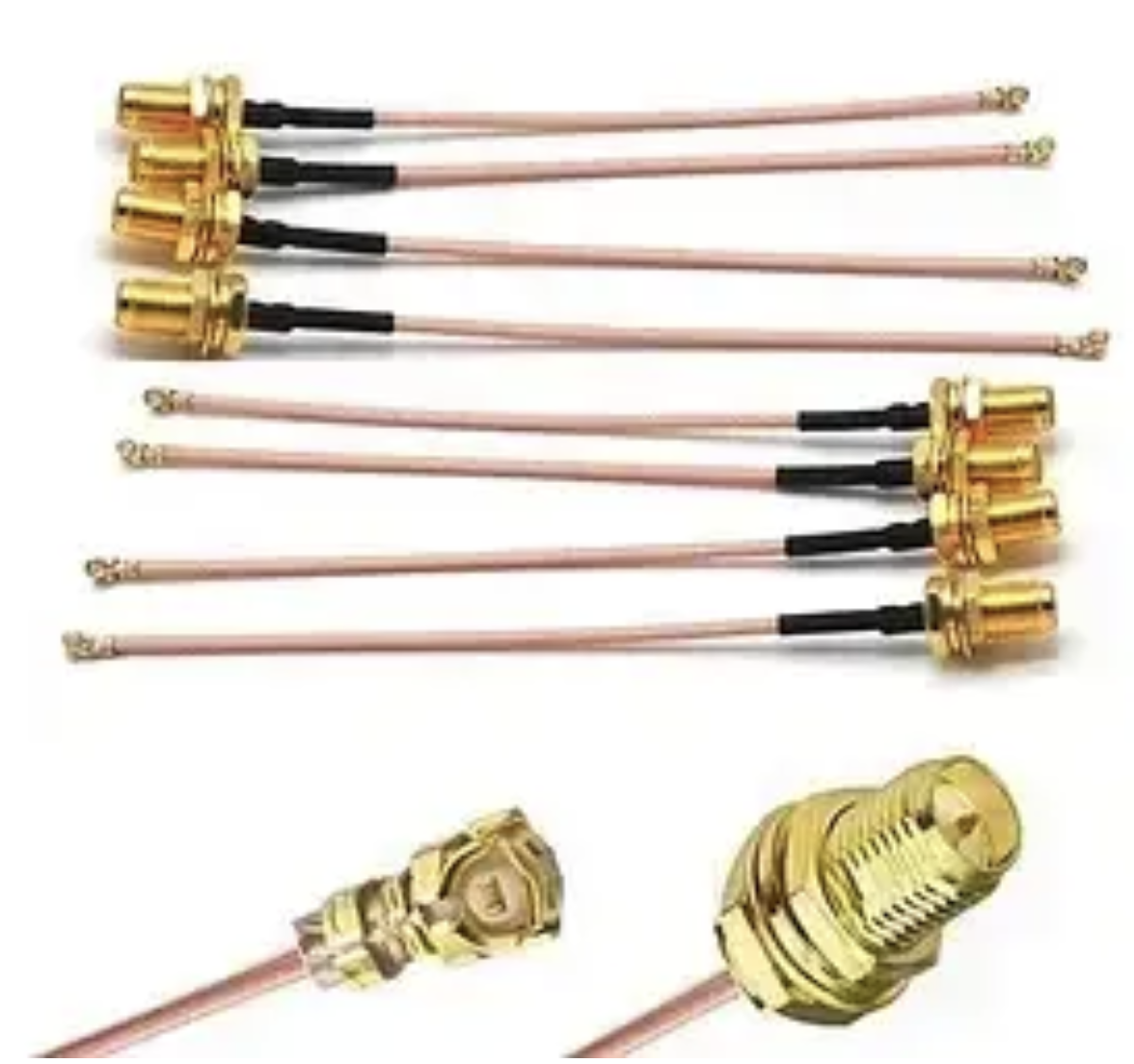 SMA male на кабель RG402